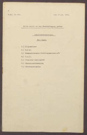 Lageberichte des Reichskommissars für Überwachung der öffentlichen Ordnung, Nr. 63