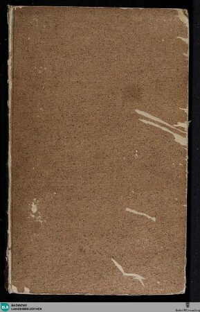1: Conspectus et rubricae generales [...] - Cod. St. Blasien 19