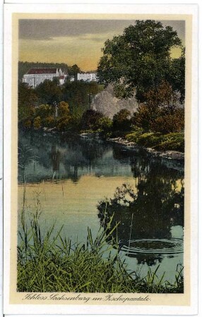 Sachsenburg. Schloss Sachsenburg im Zschopautale