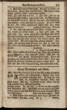 Vom Vertrauen auf Gott.