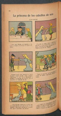 La princesa de los cabellos de oro (Conclusión) - [Cómic]