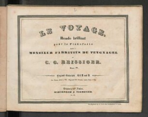 Le Voyage : Rondo brillant pour le Pianoforte ; Oeuv. 88
