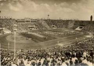 Das Stadion der Hunderttausend in Leipzig
