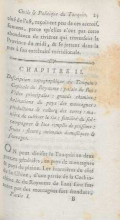 Chapitre II. Description topographique du Tonquin ...