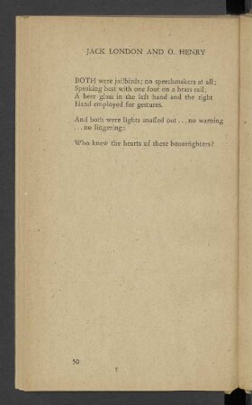 Jack London and O. Henry - Jack London und O. Henry