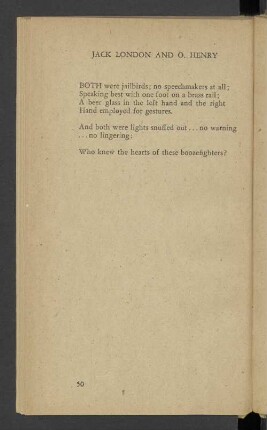 Jack London and O. Henry - Jack London und O. Henry