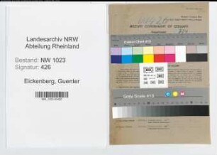 Entnazifizierung Guenter Eickenberg , geb. 05.08.1914 (Verwaltungsangestellter)