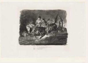 Faust und Mephisto in der Nacht des Hexensabbats, aus: "Faust, Illustrationen zur Tragödie"