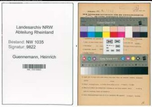 Entnazifizierung Heinrich Guennemann , geb. 25.01.1884 (Holzmeister)