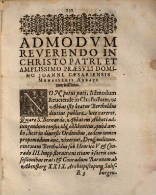 Vita B. Bertholdi Abbatis Garstensis in Austria : ex bibliotheca Viennensi