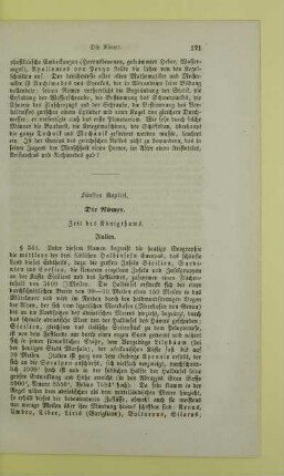 Fünftes Kapitel. Die Römer. Zeit des Königthums
