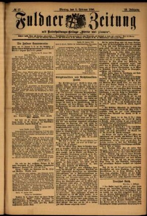 Ausgabe vom Montag, den 03. Februar 1896.