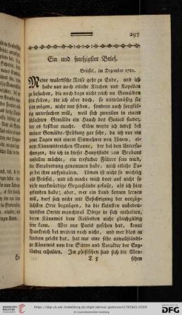 (Ein und funfzigster Brief - Sechszigster Brief)