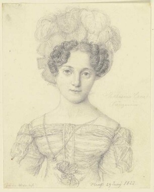 Bildnis der Sängerin Catharina Canzi