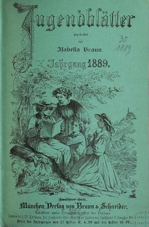 Jugendblätter. 1889 = Jg. 35