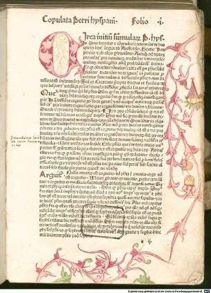 Copulata omnium tractatuum Petri Hispani etiam syncategorematum et parvorum logicalium ac trium modernorum secundum doctrinam Thomae Aquinatis cum textu : [1-2], [1]