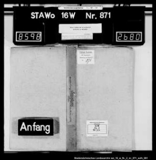 Inventaria von allen beweglichen und unbewglichen Inventarienstücken auf den Hüttenwerken