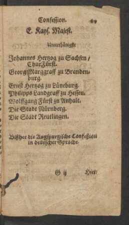 E. Kays. Majest. Unterthänigste[...]
