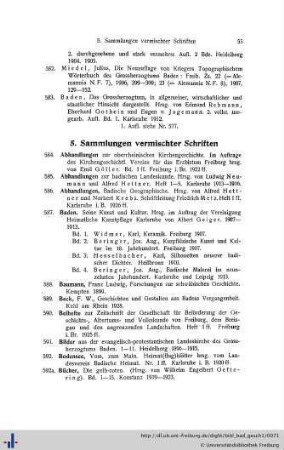 5. Sammlungen vermischter Schriften.