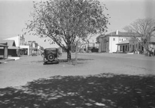 Blick über die Hauptstraße von Livingstone