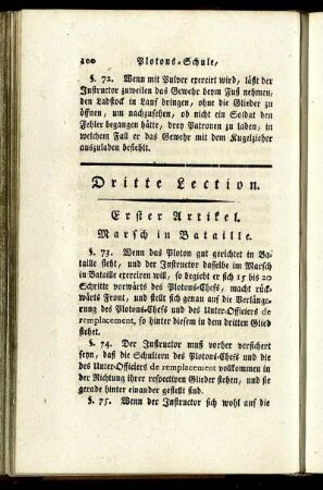 Dritte Lection.