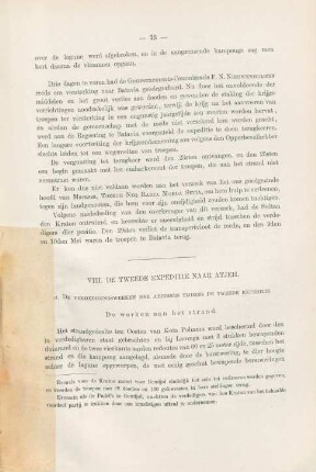 VIII. De tweede expeditie naar Atjeh