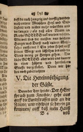 79-92, V. Die Hereinnöthigung der Gäste.