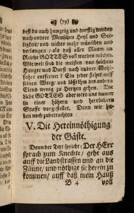 79-92, V. Die Hereinnöthigung der Gäste.