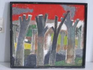 Gemälde Karl Diederichs "Abgeholzt Nr. 2"