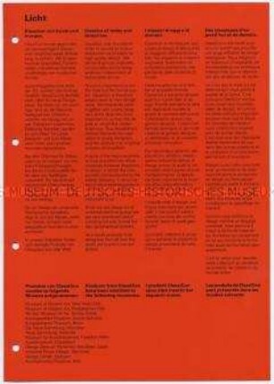 Katalog für Dign-Lampen der Firma "ClassiCon"