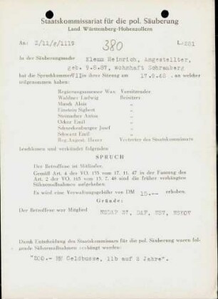 Klemm, Heinrich