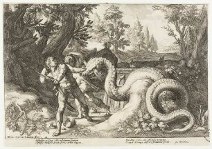 Die Gefährten des Kadmos und der Drache