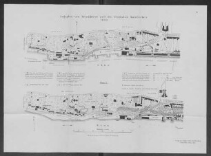 Lageplan von Neumühlen und den westlichen Kaistrecken 1889.