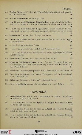 Japonika (Nr. 640-689)