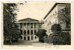 Leipzig. "Lurgensteins Garten" : Mädchengymnasium