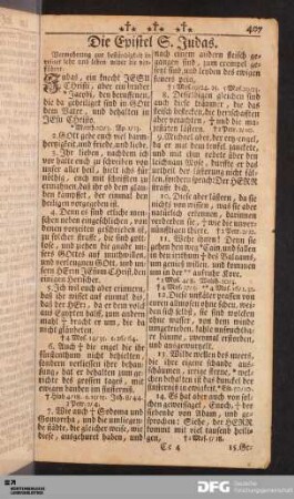 Die Epistel S. Judas.