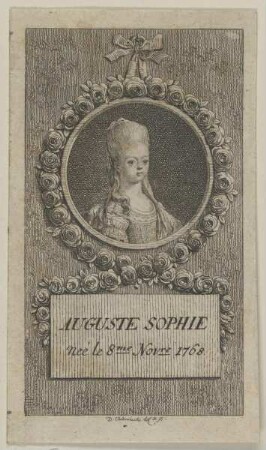 Bildnis der Auguste Sophie