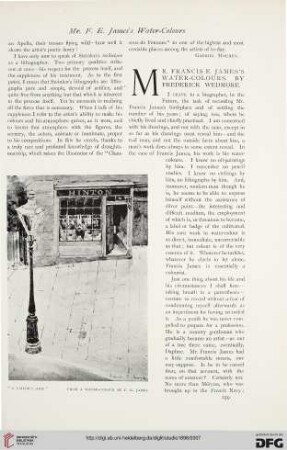 12: Mr. Francis E. James's water-colours