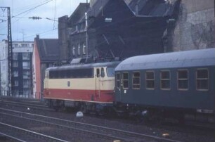 Köln Hbf. Ausfahrt Lok 112 314 D-Zug