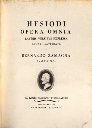 Hesiodi Ascraei Opera Omnia