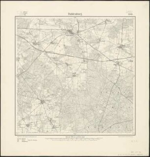 Meßtischblatt 1383 : Dahlenburg, 1901 : Dahlenburg. - Aufn. 1899. - 1:25000. - [Berlin]: Reichsamt für Landesaufnahme, 1901. - 1 Kt.