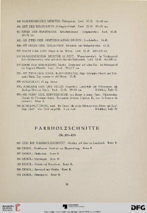 Farbholzschnitte (Nr.585-629)