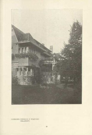 Landhaus Springer in Wannsee. Teilansicht