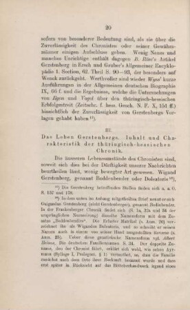 III. Das Leben Gerstenbergs. Inhalt und Charakteristik der thüringisch-hessischen Chronik.