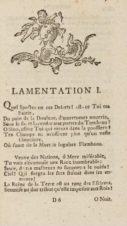 Lamentation I.