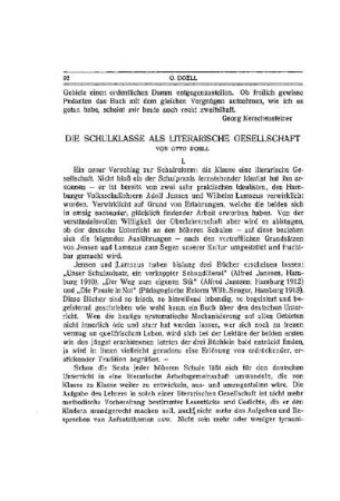 Die Schulklasse als literarische Gesellschaft