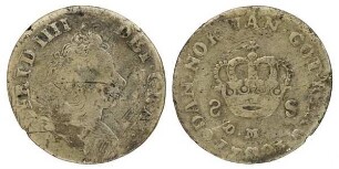 8 Skilling dansk = 4 Schilling lüb., König Frederik IV (1699 - 1730)