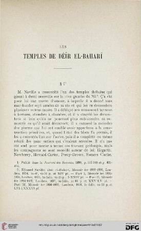 Les temples de Déîr el-Baharî