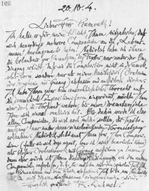 Brief an Konrad Ramrath