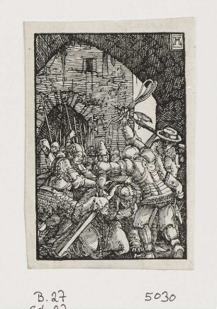 Kreuztragung, Blatt 27 der Folge "Sündenfall und Erlösung des Menschengeschlechts"